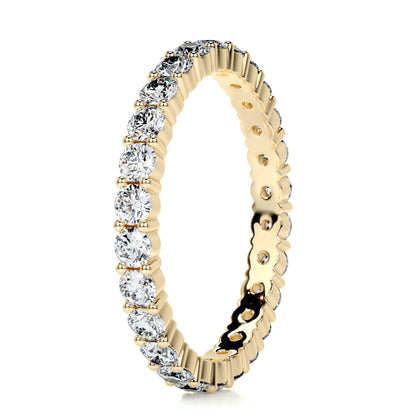 0.9ct Round EF- VVS Diamond Stackable Wedding Band