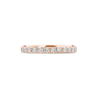0.7 CT Round Full Eternity Stackable Wedding Band