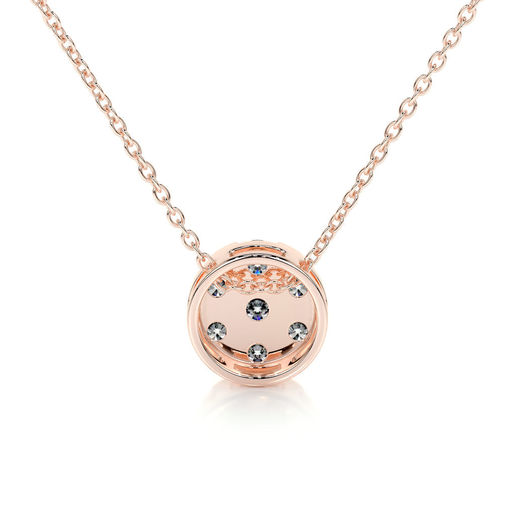 0.50 TCW Round CVD F/VS Diamond Necklace