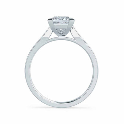 1.5 CT Princess Solitaire Lab Grown Diamond Engagement Ring